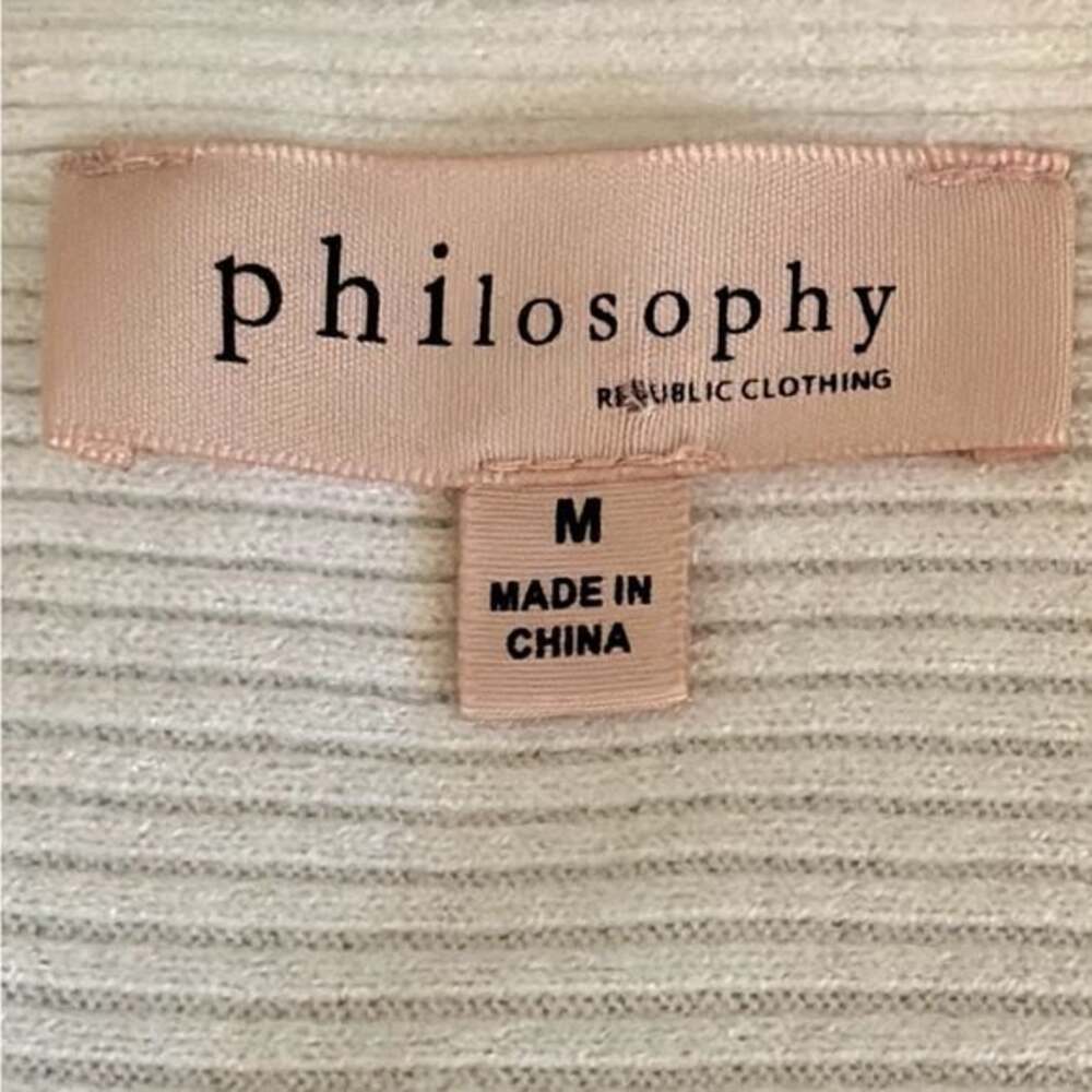 Philosophy Pullover Sweater w/dolman-sleeve in Ivory Women’s Size Meduim. - Picture 4 of 6